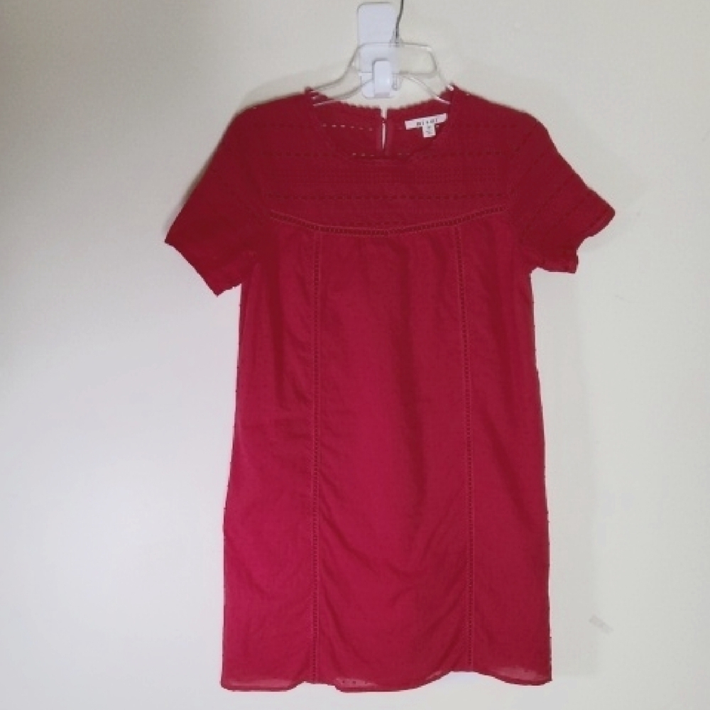 Miami Girls Junior Red Short Sleeve Dress Size M